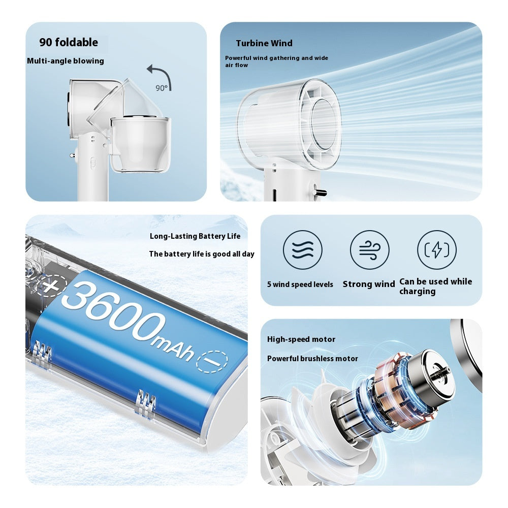 KREPP High-speed Fan Refrigeration Handheld Fan
